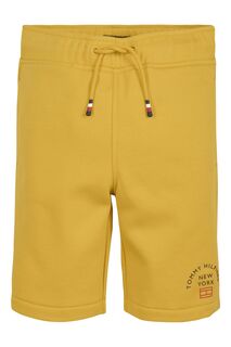 Желтые спортивные шорты с логотипом Tommy Hilfiger, желтый