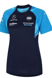 Женская тренировочная футболка из джерси Williams Racing Umbro, синий