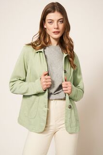 Зеленая джинсовая куртка Carrie White Stuff, зеленый