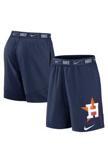 Тканые шорты Houston Astros Bold Express Nike, синий