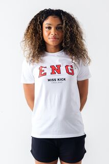 Белая женская футболка Майя Miss Kick, белый