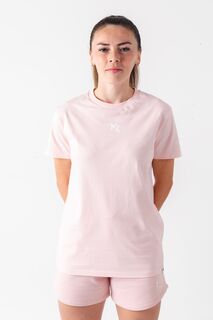 Черная женская футболка Sandy Miss Kick, розовый