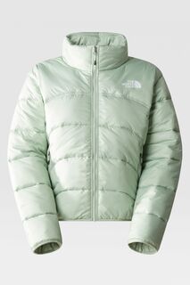 Женский синтетический пуховик 2000 г The North Face, зеленый