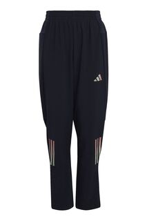 Юниорские джоггеры AEROREADY с 3 полосками adidas, синий