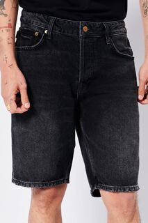 Черные винтажные джинсовые шорты прямого кроя Superdry, черный