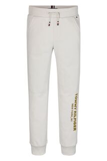 Белые беговые брюки New York Tommy Hilfiger, белый