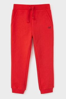 Красные хлопковые спортивные штаны Crew Clothing Company, красный