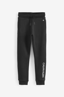 Черные спортивные штаны Institutional для мальчиков с логотипом Calvin Klein, черный