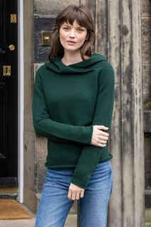 Зеленый свитер с воротником Celtic &amp; Co. , зеленый