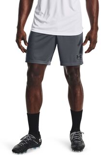 Серые футбольные шорты Challenger трикотажа Under Armour, серый