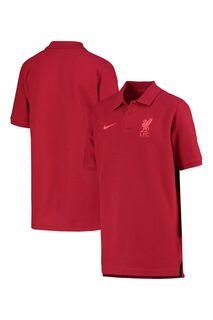 Рубашка поло Liverpool Club 19 Nike, красный