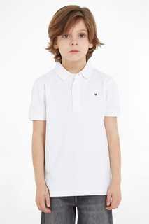 Базовая рубашка поло для мальчиков Tommy Hilfiger, белый
