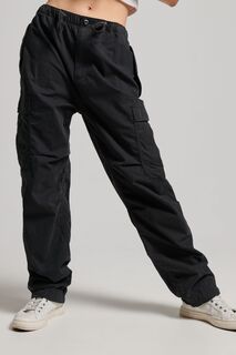 Универсальные брюки-карго с парашютной ручкой Superdry, черный