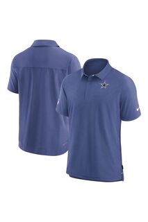 Рубашка-поло с короткими рукавами Fanatics Dallas Cowboys Dri-FIT Coach Nike Nike, синий