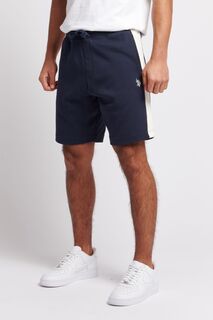 Мужские шорты с полоской по бокам Interlock Sports U.S. Polo Assn, синий