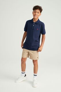 Рубашка-поло с логотипом для мальчика Polo Ralph Lauren, синий