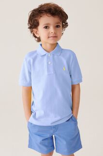 Рубашка-поло с логотипом для мальчика Polo Ralph Lauren, синий