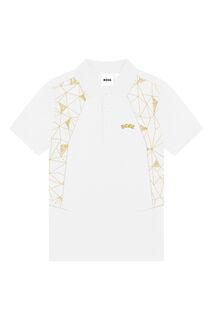 Рубашка-поло с логотипом Gold Capsule BOSS, белый