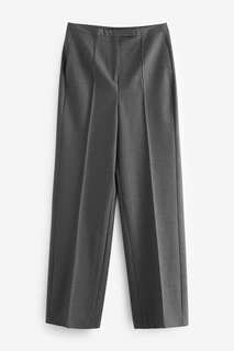 Классические брюки широкого кроя премиум-класса Next, серый