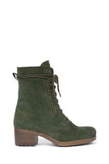 Зеленые туфли дерби на толстом каблуке Celtic &amp; Co. , зеленый