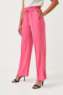 Широкие брюки собранные на талии Myleene Klass, розовый