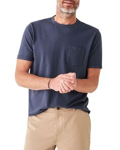 Мужская футболка классического кроя с карманами Faherty