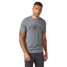 Спортивная футболка Rab Mantle Mountain, серый