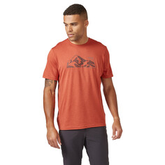 Спортивная футболка Rab Mantle Mountain, красный