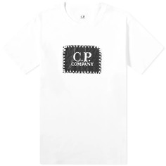 Футболка C.P. Company Label Logo, белый