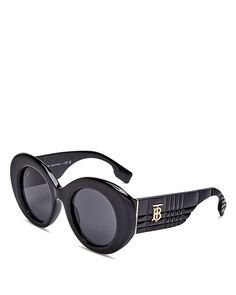 Круглые солнцезащитные очки, 49 мм Burberry