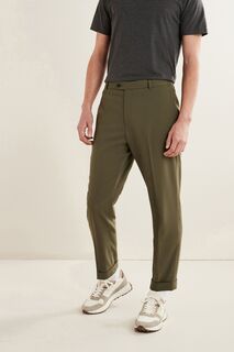 Формальные брюки с простой передней частью Next, зеленый