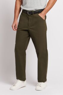 Зеленые мужские брюки в рабочем стиле U.S. Polo Assn, зеленый