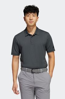 Рубашка-поло Performance из османской ткани с полосатым узором Adidas Golf, черный