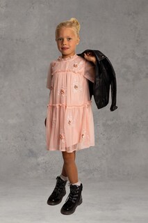 Розовое платье Zadie с богатой отделкой Angel &amp; Rocket, розовый