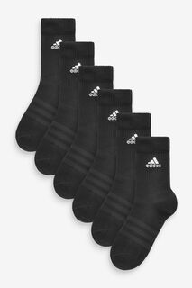 Набор из 6 пар мягких носков для взрослых Sportswear adidas, черный
