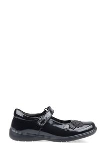 Черные школьные туфли Start-Rite Wish F Fit из лакированной кожи с застежкой-липучкой Start Rite, черный