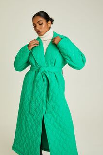 Стеганая куртка с длинными рукавами Urban Bliss, зеленый