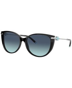 Женские солнцезащитные очки с низкой перемычкой, TF4178F 57 Tiffany &amp; Co., черный