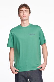 Белая футболка Hudson с надписью Penfield, зеленый