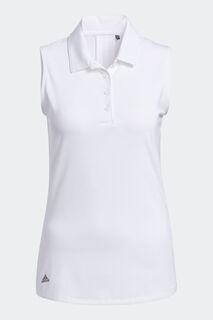 Однотонная рубашка-поло без рукавов adidas Golf Ultimate365 Adidas Golf, белый