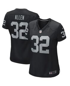 Женская футболка marcus allen black las vegas raiders game для пенсионеров Nike, черный