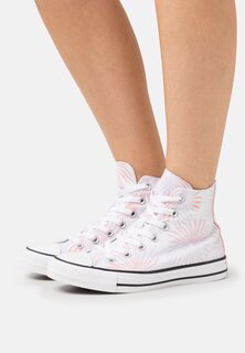 Высокие кроссовки Converse Chuck Taylor All Star Floral, фиолетово-синий / сумеречный каньон