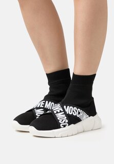 Высокие кроссовки Love Moschino, черный