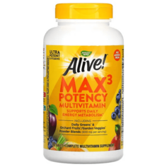Мультивитамины Max3 Potency без добавления железа 180 таблеток, Nature&apos;s Way