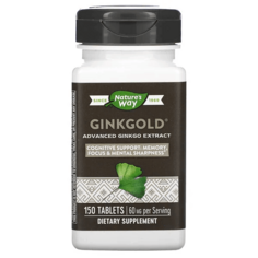 Ginkgold экстракт гинкго Nature&apos;s Way 60 мг, 150 таблеток