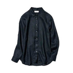 Рубашка Uniqlo 100% Linen, чёрный