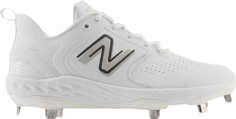 Бутсы New Balance Fresh Foam X 3000v6 Metal Synthetics 2E Wide &apos;White Castlerock&apos;, белый