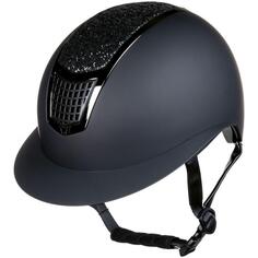 Шлем женский HKM Glamour Shield, черный