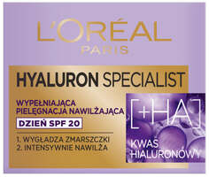 L&apos;Oreal Paris Hyaluron Specialist дневной крем SPF20 наполняющий увлажняющий уход 50мл L'Oreal