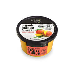 Organic Shop Kenyan Mango Body Scrub регенерирующий скраб для тела Mango &amp; Sugar 250мл